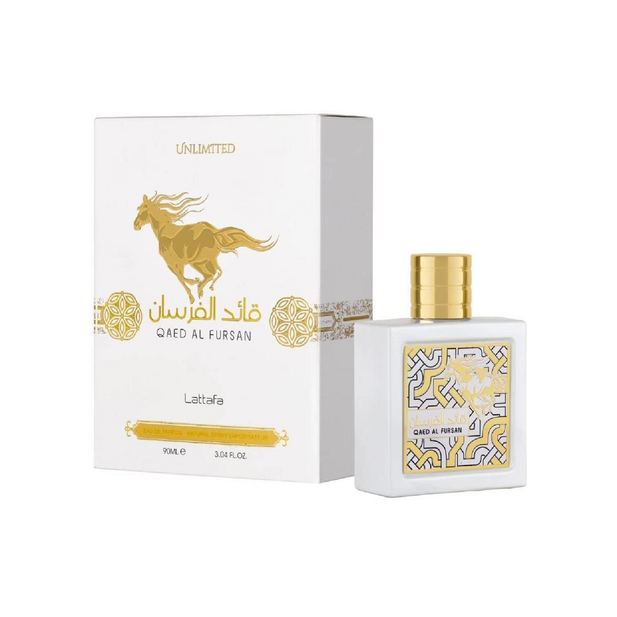 Lattafa Qaed Al Fursan Unlimited Eau de Parfum Spray for Unisex 3.4oz / 100ml