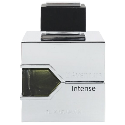 Al Haramain L'aventure Intense Eau de Parfum Spray for Men, 3.4 oz / 100 ml