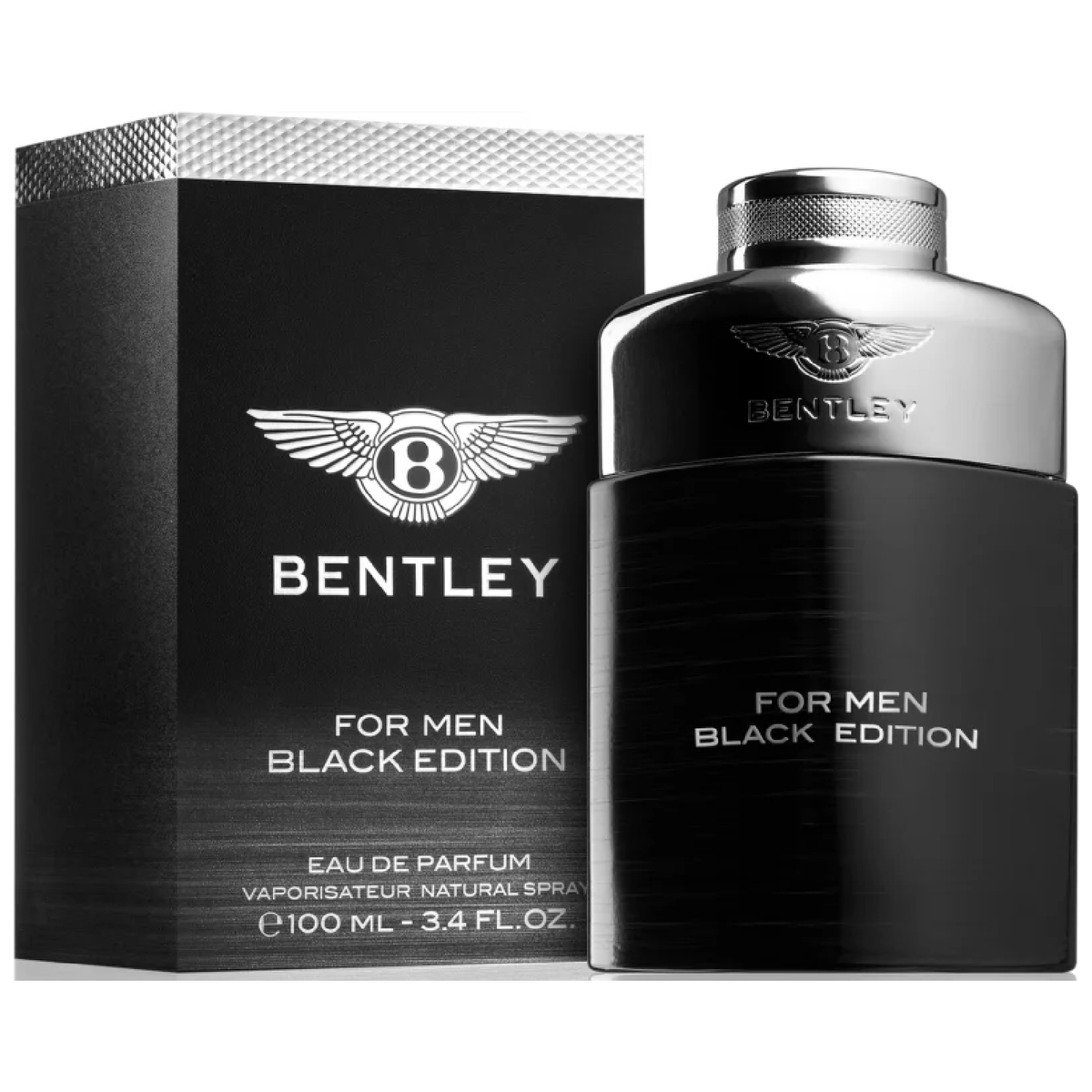 Bentley Black Edition Eau de Parfum Spray for Men, 3.4 Ounce
