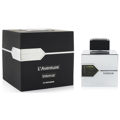Al Haramain L'aventure Intense Eau de Parfum Spray for Men, 3.4 oz / 100 ml