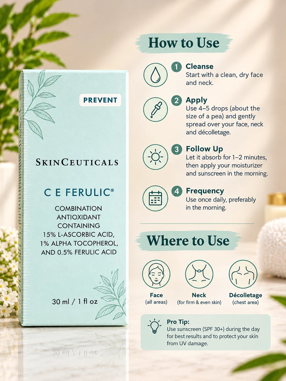 SkinCeuticals C E Ferulic Vitamin C Serum 30ml