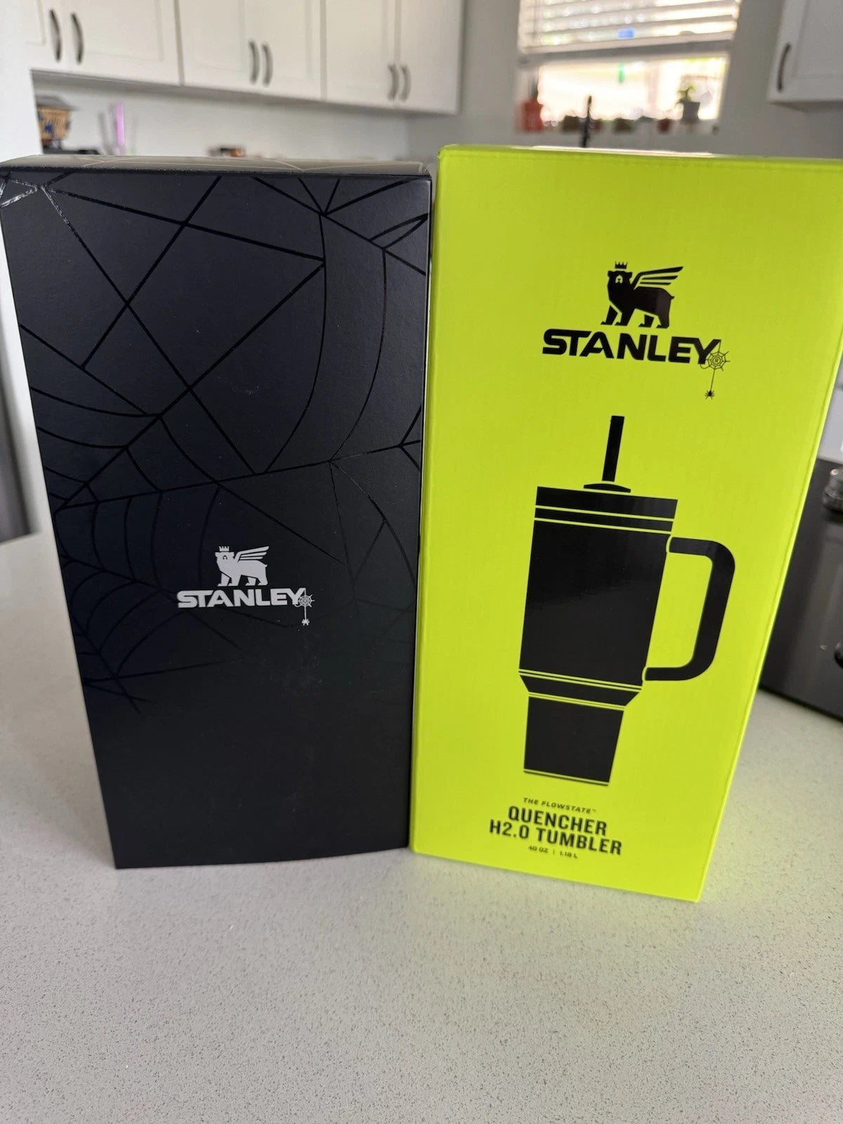 Stanley Halloween Web Glow 40oz Quencher Tumbler