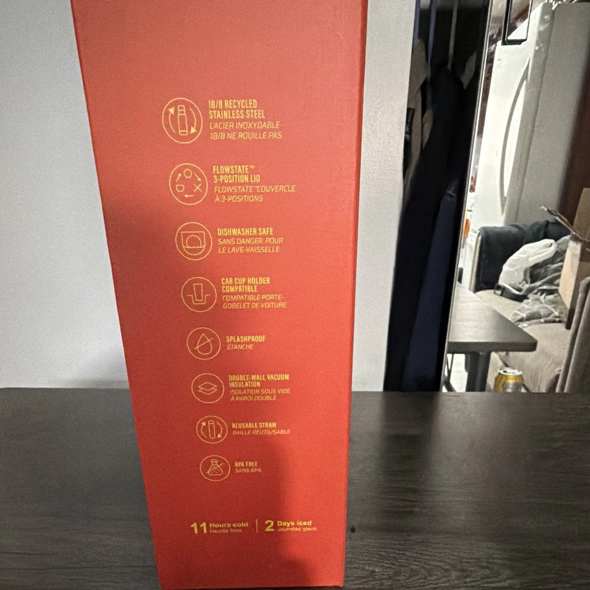 Stanley x Karol G 40oz Quencher Tumbler – Red/Orange