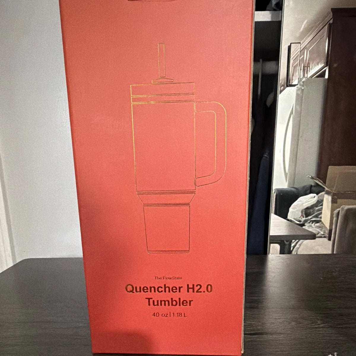 Stanley x Karol G 40oz Quencher Tumbler – Red/Orange