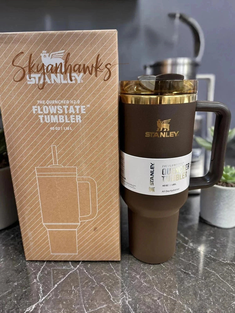 Stanley Chocolate Gold 40oz Quencher H2.0 Tumbler