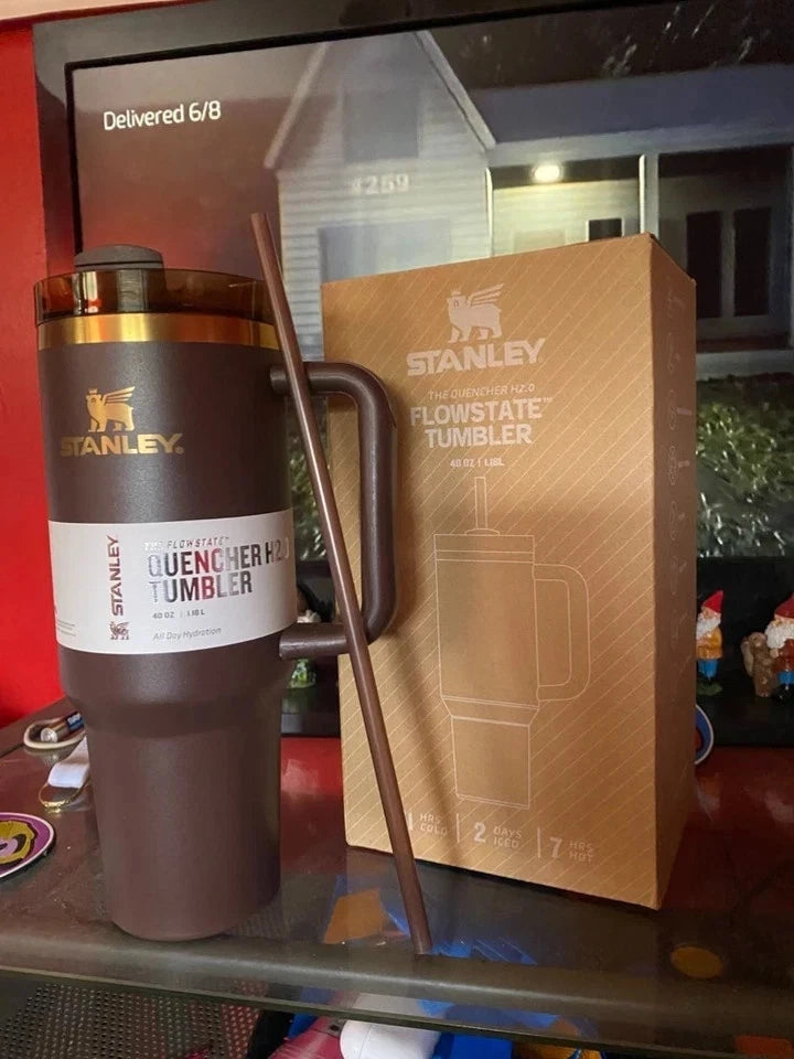 Stanley Chocolate Gold 40oz Quencher Tumbler