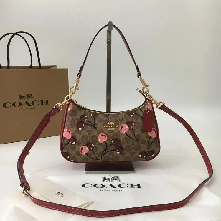 COACH x Peanuts Snoopy & Woodstock Brown Crossbody Bag