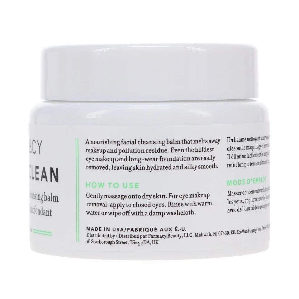 Farmacy Green Clean Makeup Meltaway Cleansing Balm 100ml