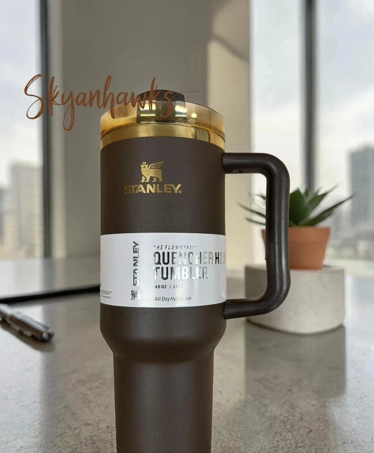 Stanley Chocolate Gold 40oz Quencher H2.0 Tumbler