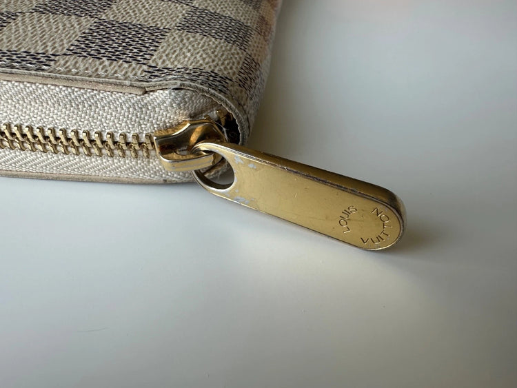Louis Vuitton Damier Azur Zippy Wallet