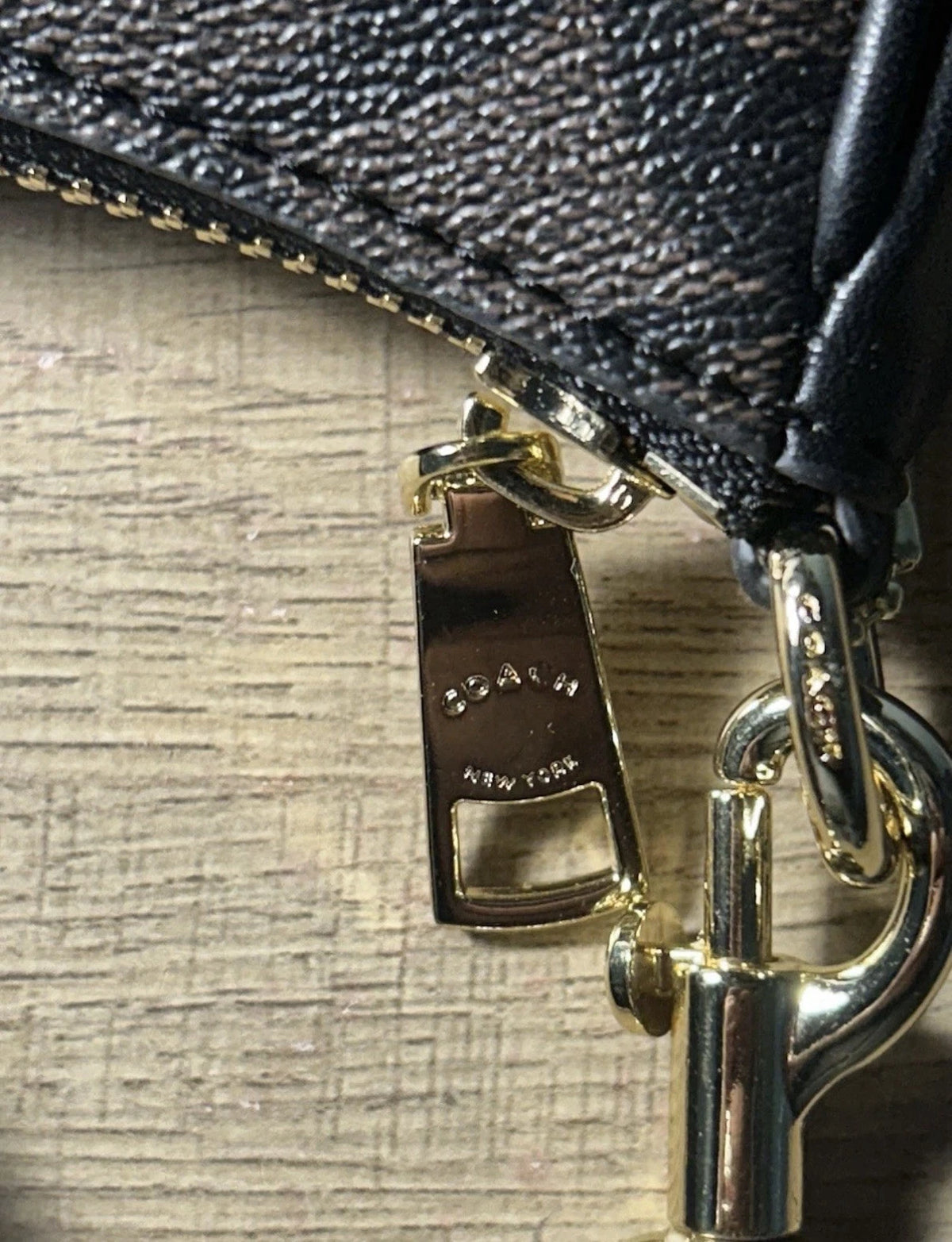 COACH Teri Shoulder Bag CA548 – Walnut & Black