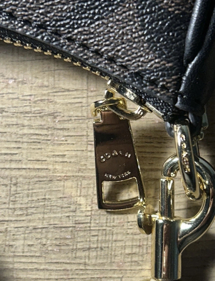 COACH Teri Shoulder Bag CA548 – Walnut & Black