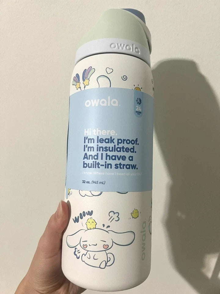 Owala Cinnamoroll FreeSip Water Bottle 32 oz