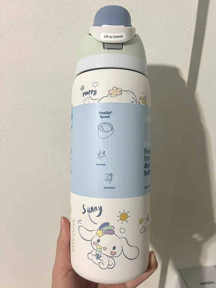 Owala Cinnamoroll FreeSip Water Bottle 32 oz